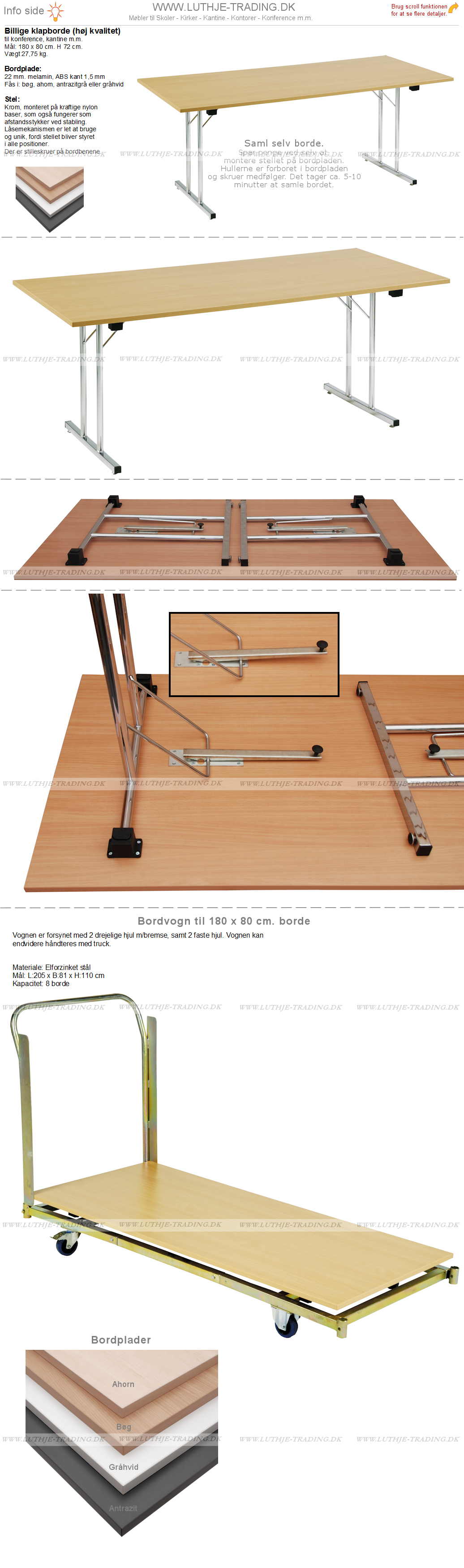 billige 80 x 180 cm.